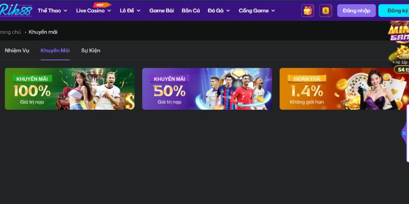 Thời hạn chung cho chương trình khuyến mãi slot