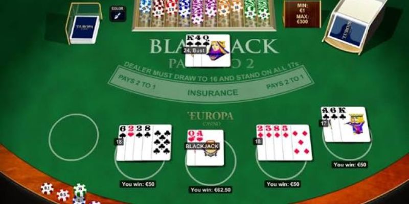Game Bài Blackjack Online - Chinh Phục Bàn Chơi Triệu Đô 2 Game bài blackjack online với tỷ lệ thưởng hấp dẫn